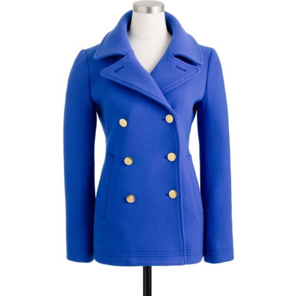 J. Crew Majesty Peacoat in stadium cloth